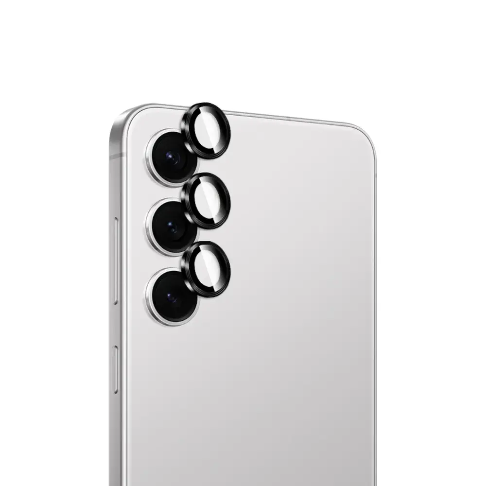 Puro tempered glass for the rear camera for Samsung Galaxy S26/S26 Plus - with a black frame