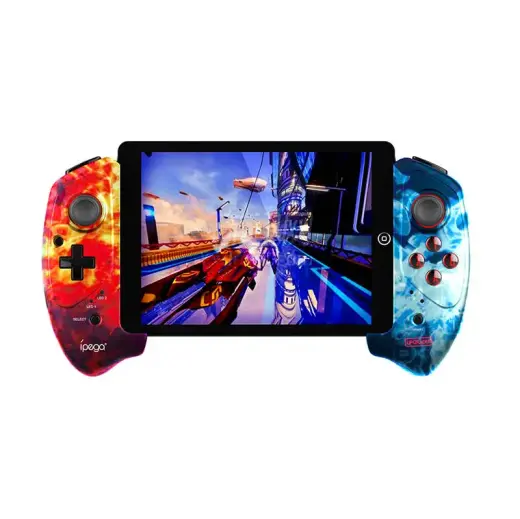 iPega PG-9083B Wireless Gaming Controller with smartphone holder (flame)