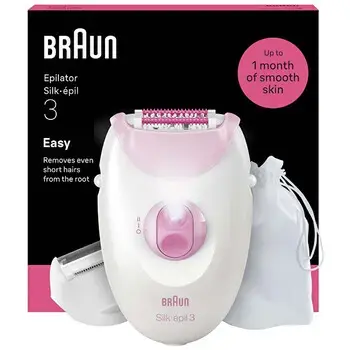 Braun Silk-épil 3 3-033 Pink - Epilátor s kabelem