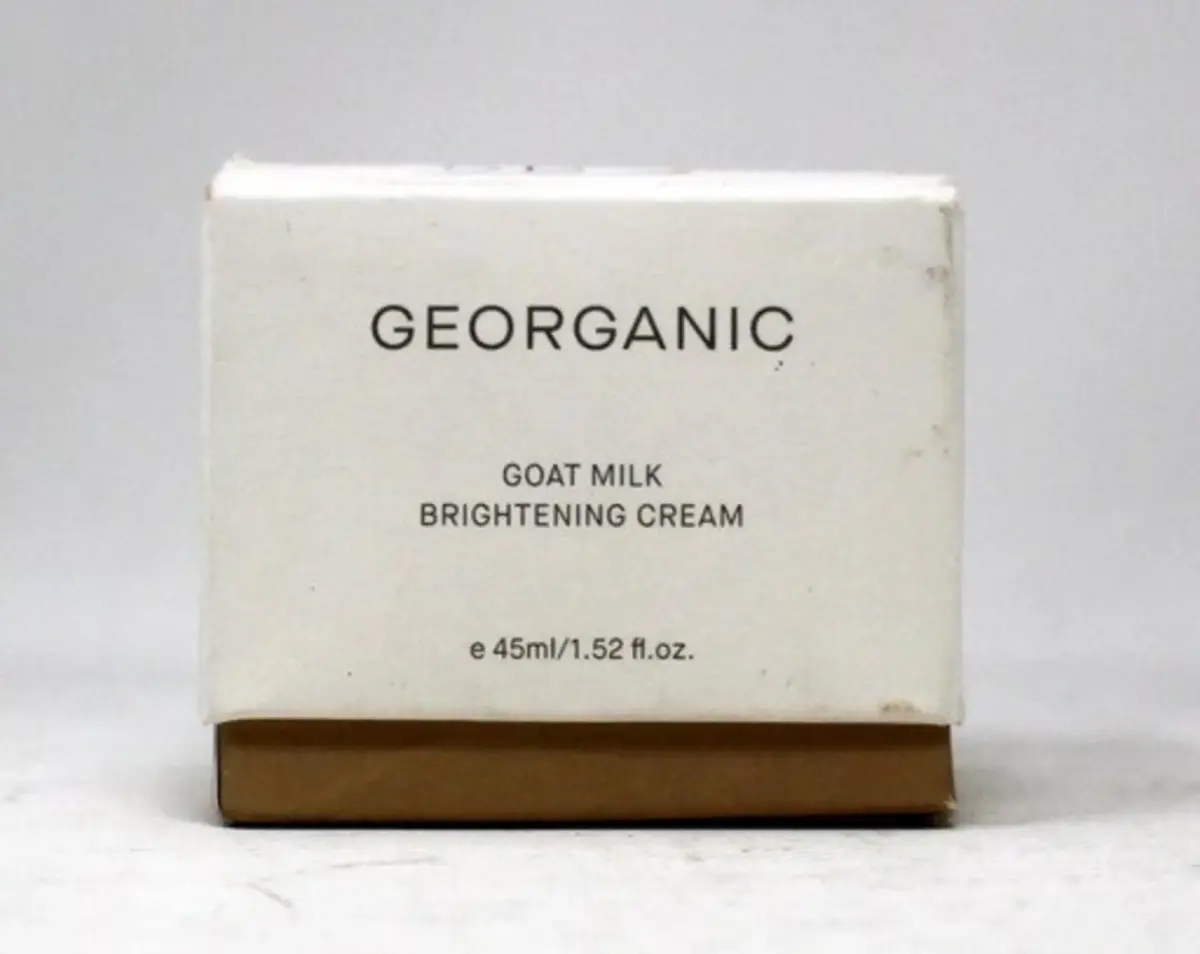 Georganic, Goat Milk Brightening, Brightening, Cream, For Face, 45 ml