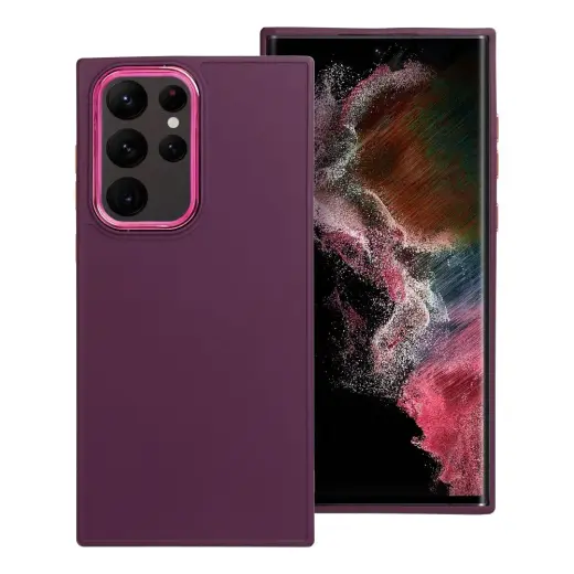 FRAME maciņš telefonam Samsung Galaxy S22 Ultra (S908) violets