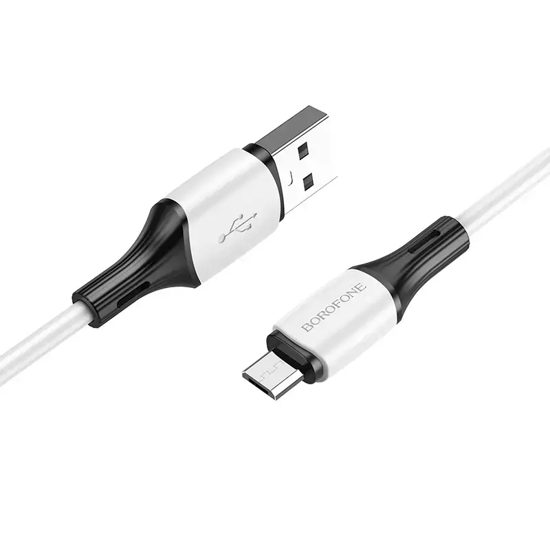 Borofone BX79 data transfer and charging cable | USB-A to Micro USB | 12W | 1m | white