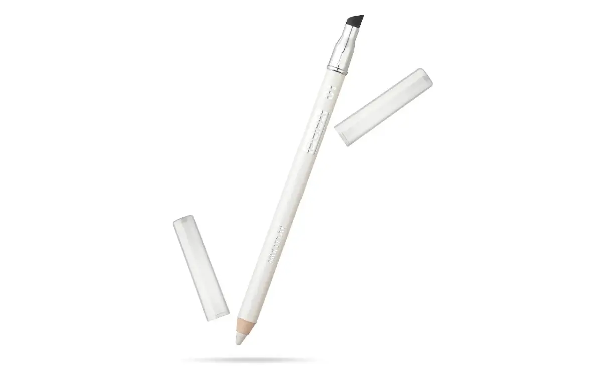 Pupa, Multiplay, Paraben-Free, Double, Eyeshadow & Kajal Eyeliner 2-In-1, 01, Icy White, 1.2 g *Tester