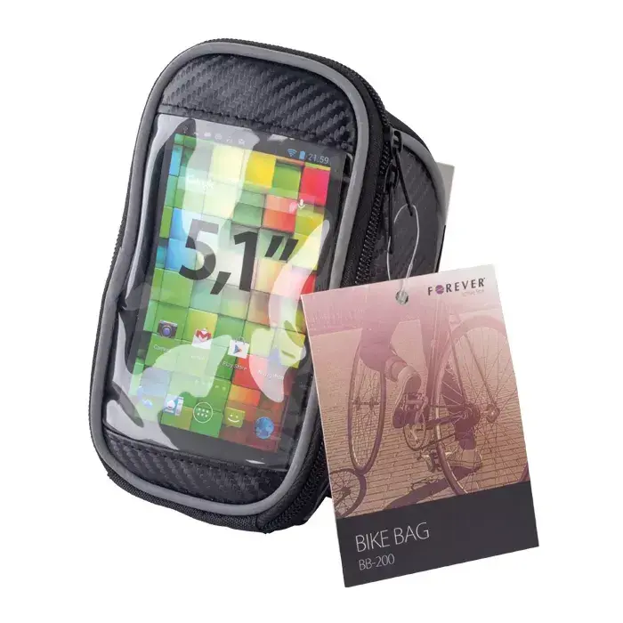 Forever BB-200 velosipēda soma | Pārsegs | Melns
