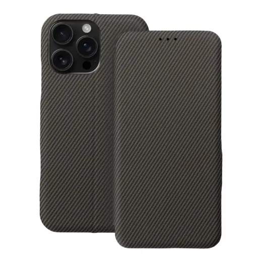 FOLIO Side Magnet raamatutüüpi telefoni ümbris iPhone 16 Pro Max pruun