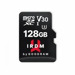 GoodRam memory card IRDM 128GB microSD UHS-I U3 V30 with adapter