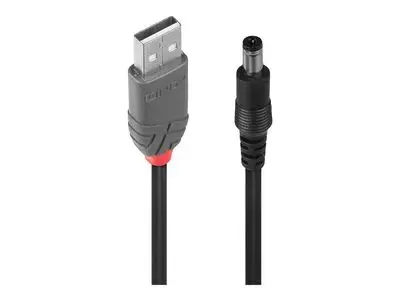 Lindy - USB | power cable - DC jack 5.5 x 2.1 mm to USB (power only) - 1.5 m