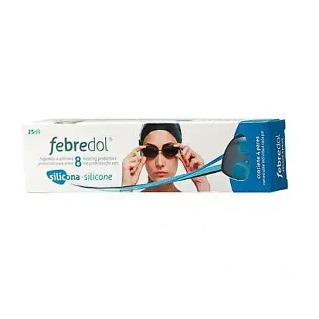 FEBREDOL Silicone Earplugs, 8 Units (8470002530294)