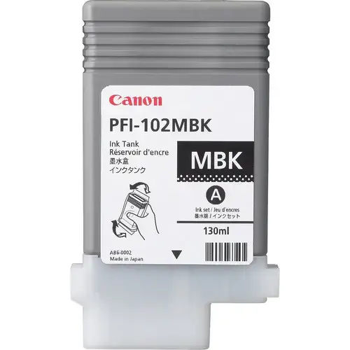 Tintes kārtridžs Canon PFI-102MBK 0894B001 matēti melns