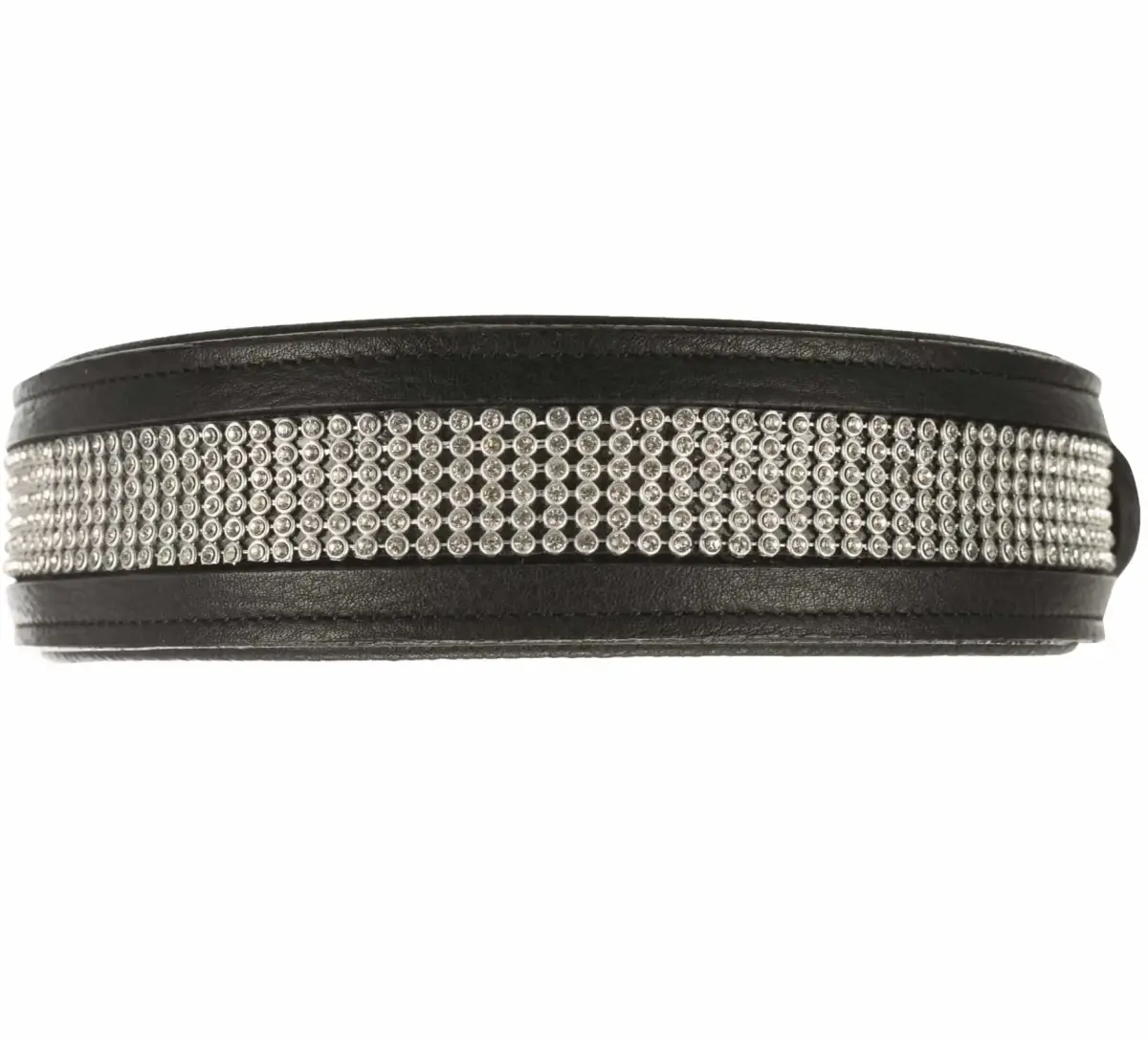 Kakla siksna - Trixie Active Comfort collar with rhine stones, M: 38–48 cm|35 mm