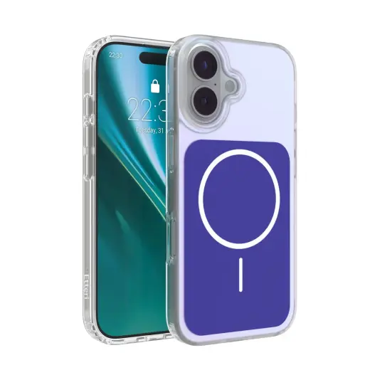 Etteri Hidden Pearl Epoxy Mag telefoni ümbris iPhone 17 sinine