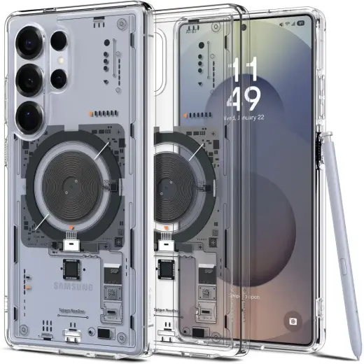 Spigen telefona maciņš Samsung Galaxy S25 Ultra Neo One caurspīdīgs