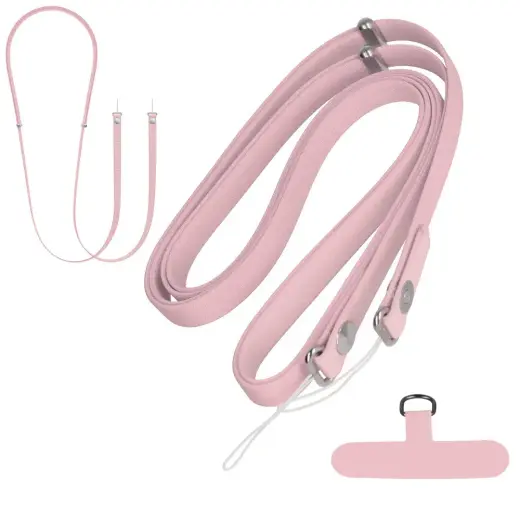 Crossbody Strap lanyard - rose