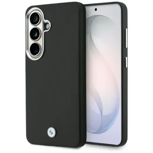 BMW Sign Metal Logo phone case with MagSafe support for Samsung Galaxy S26 (S942) black