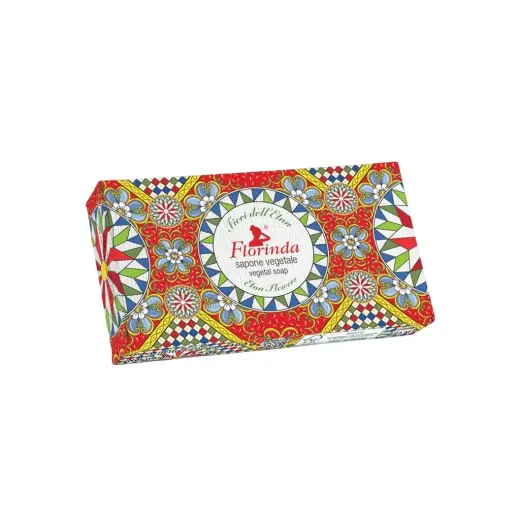 Florinda, Etna Flowers, Vegan, Hydrating, Scented Soap Bar , Body, 100 g