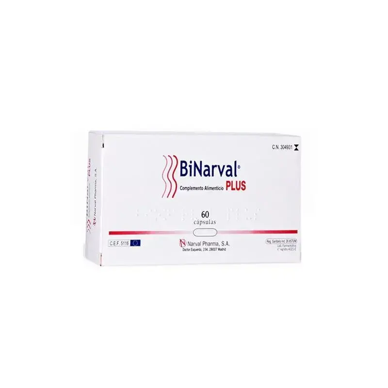 NARVAL PHARMA Binarval Plus® 760mg 60 Caps