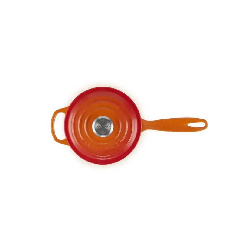 Čuguna mērces katliņš Ø16cm / 1,5L oranžs