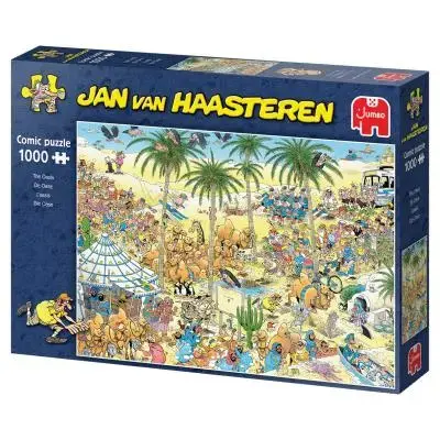 Jumbo Jan van Haasteren Die Oase The Oasis 1000 Teile Puzzle (20048)