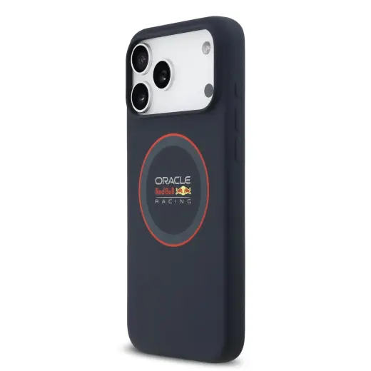 Red Bull Silicone Red Ring MagSafe Case for iPhone 17 Pro Max Navy