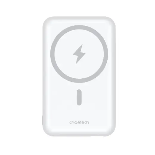 Choetech B663 external battery (powerbank) | 10000 mAh | 20W | USB-A, USB-C, MagSafe | white