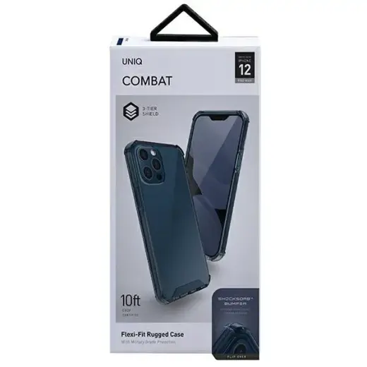 UNIQ etui Combat iPhone 12 Pro Max 6,7" niebieski|nautical blue Photo