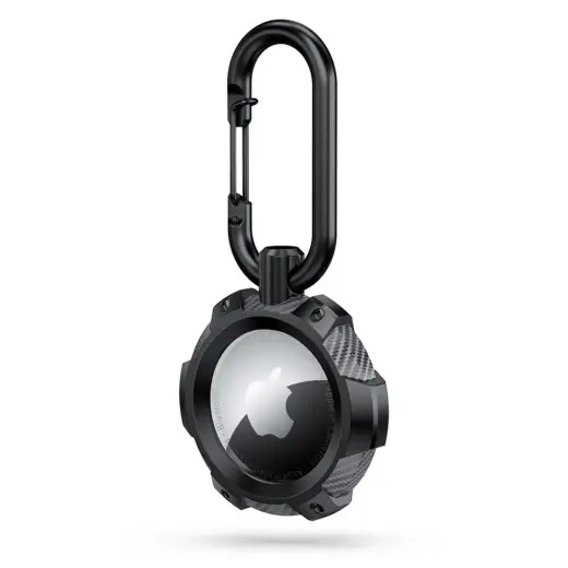 TECH-PROTECT TPUCARBON APPLE AIRTAG 1 / 2 BLACK
