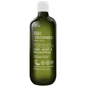 Baylis & Harding Goodness Awaken Natural Body Wash ( Limetka, Máta & Eukalyptus ) - Sprchový gel 500ml