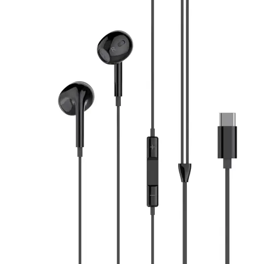 XO wired earphones EP74 USB-C black