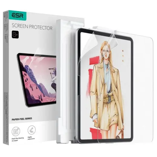 ESR Paper Feel protective foil for iPad Air 13'' 2024 - matte 2 pcs.