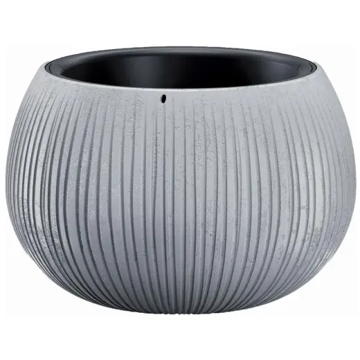 Puķu pods Beton Bowl 19x29cm, g.pelēks