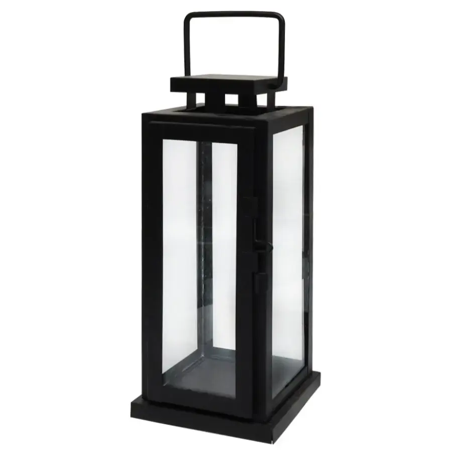 Laterna Tower 11x10x25cm, melna