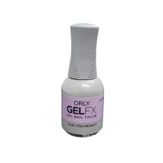 Orly, Gelfx Gel Nail Polish, Shimmer, Semi-Permanent Nail Polish, Lilac You Mean It, 18 ml