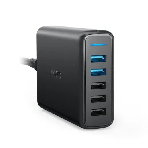 Anker charger PowerPort Speed 5 2x QC 3.0 black