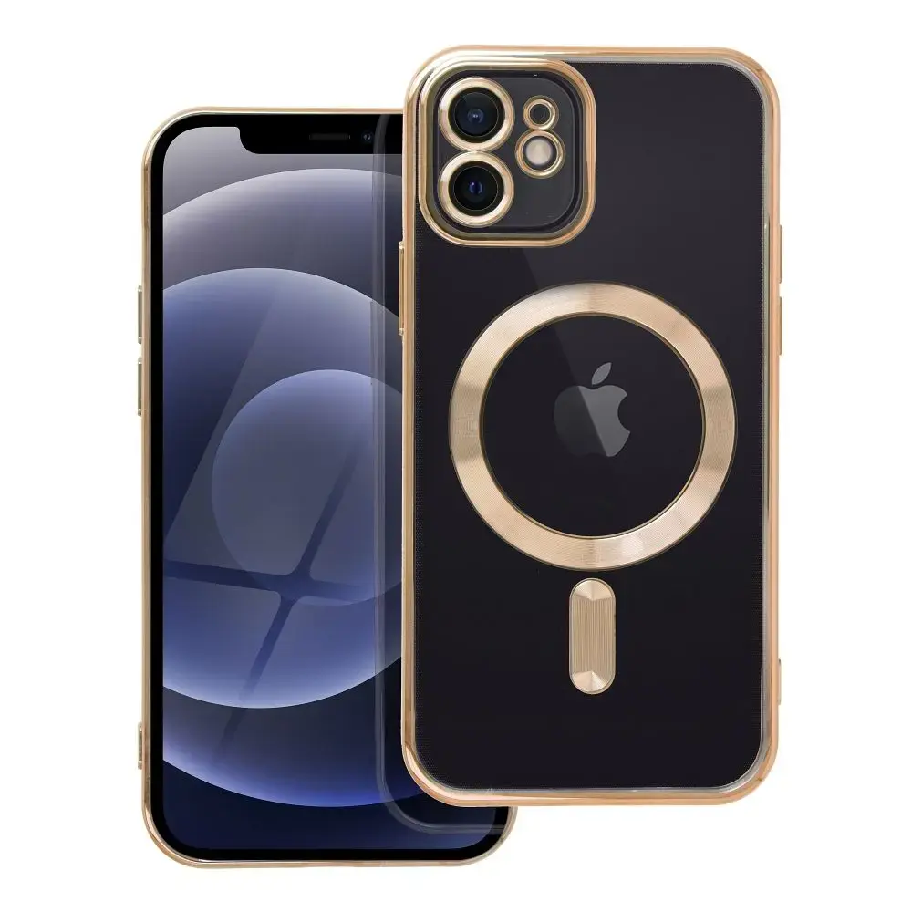 Electro Mag phone case with MagSafe support for iPhone 12 gold