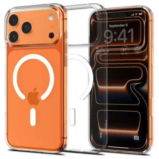 Spigen Liquid Crystal phone case with MagSafe support for Apple iPhone 17 Pro white