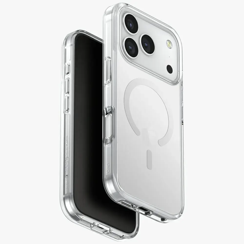 UNIQ Clario Case for iPhone 17 Pro Magclick Charging Transparent
