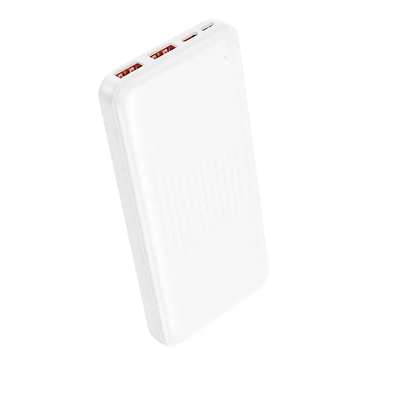 Borofone BJ80 Clever ārējais akumulators (powerbank) | 10 000 mAh | 22.5W | PD, QC | USB-A, USB-C | balts