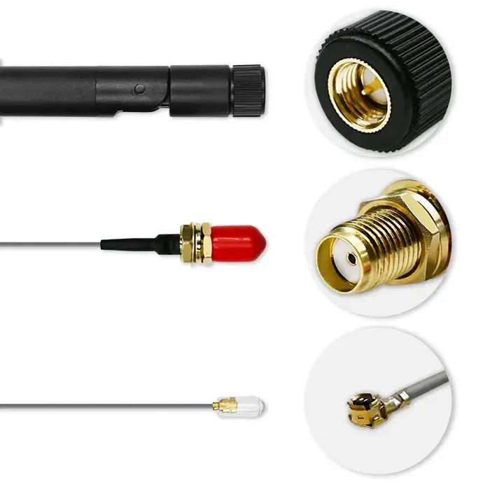 Qoltec Wi-Fi antenna 2.4/2.5 GHz | 5.1/5.8 GHz | 5dBi | omnidirectional | Indoor