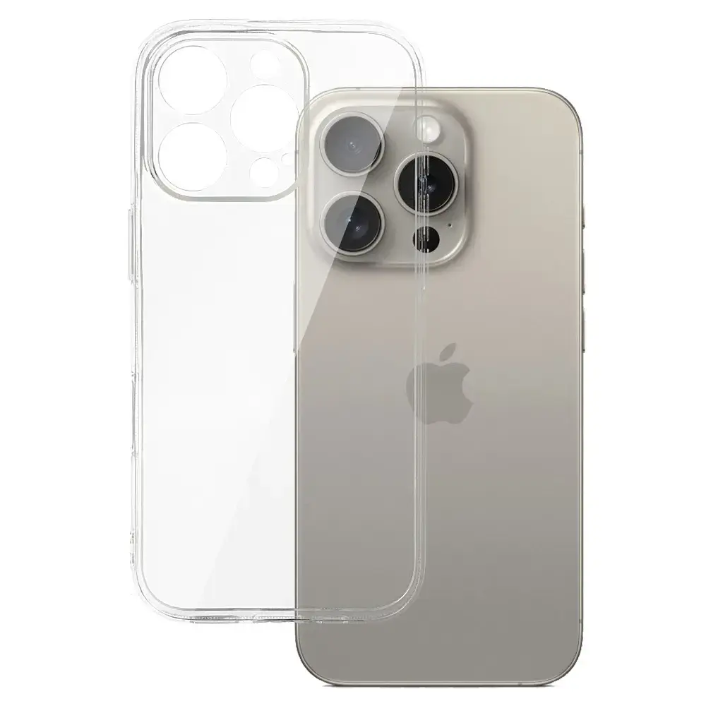 2 mm maciņš telefonam iPhone 16 Pro Max caurspīdīgs
