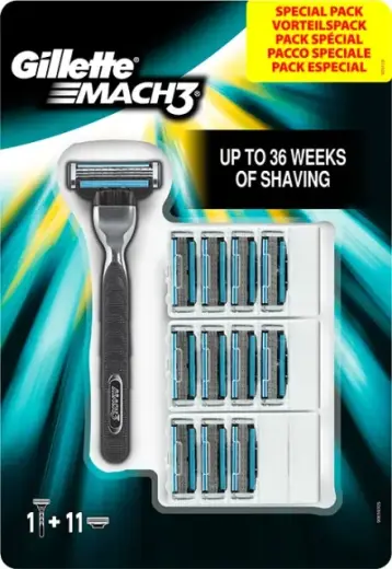 Mach3 Reg razor + 12 heads.