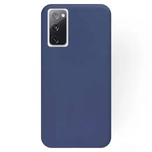 Fusion elegance fibre protect silicone case for Samsung G780 Galaxy S20 FE blue