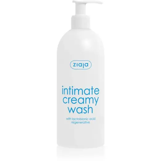 Ziaja Regenerative Intimate Hygiene Cream with 500 Ml of Lactobionic Acid