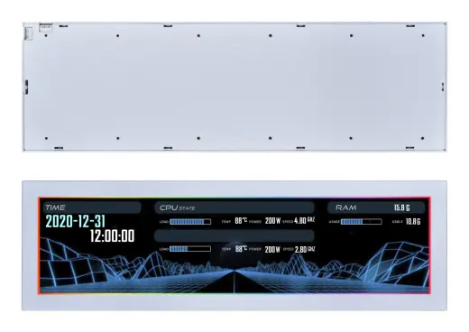 Lian Li Universal Screen 8,8 colio SM088W kompiuterio ekranas baltas