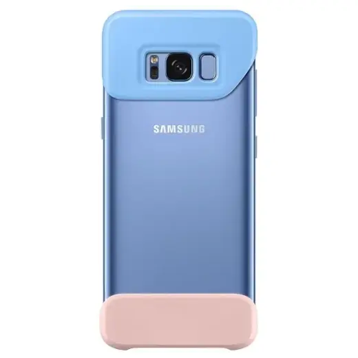 Samsung EF-MG955CLEGWW 2 Piece Original Cover for Samsung G955 Samsung Galaxy S8 Plus in Blue and Pink