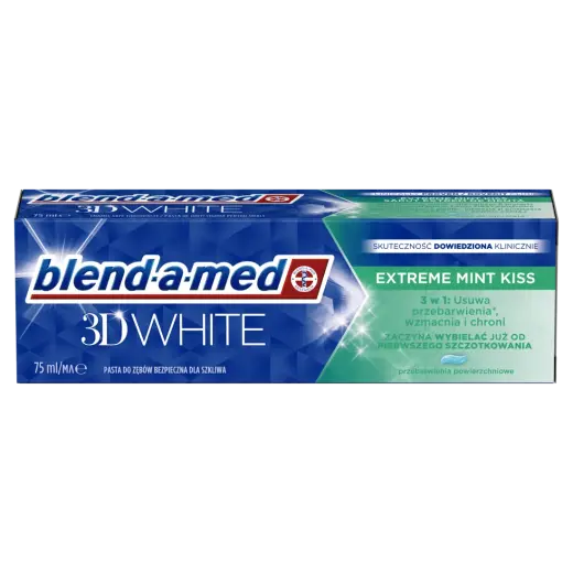 Blend-a-Med 3D WHITE EXTREME MINT KISS zobu pasta 75ml