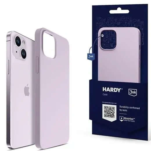 3MK Hardy Case iPhone 14 Plus / 15 Plus6.7" light purple MagSafe