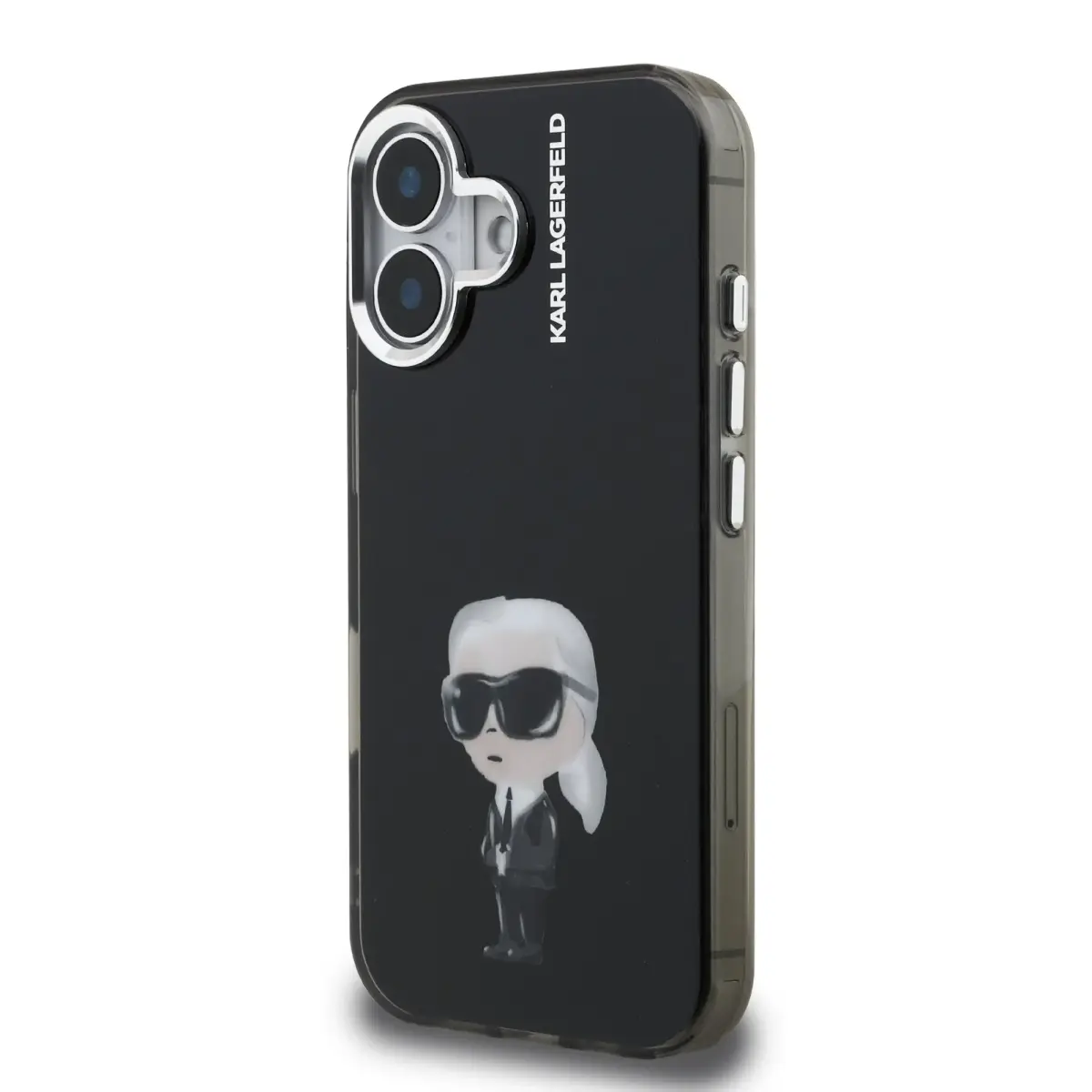Karl Lagerfeld IML Aquarelle Karl Case for iPhone 16 Black