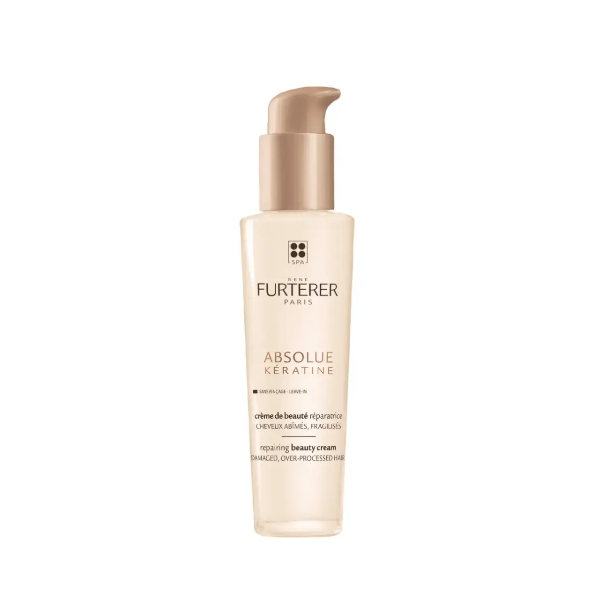 Rene Furterer, Absolue Keratine, Natural, Hair Leave-In Cream Treatment, Repairing, 100 ml