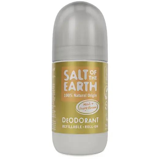 Salt of the Earth Refillable Roll-on Deodorant - Neroli & Orange Bl
