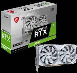 Videokarte MSI RTX 3050 VENTUS 2X XS WHITE 8G OC